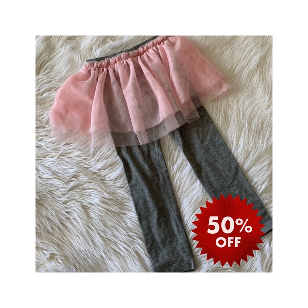 50% off bundles! Girls cat & jack tutu leggings 3t
